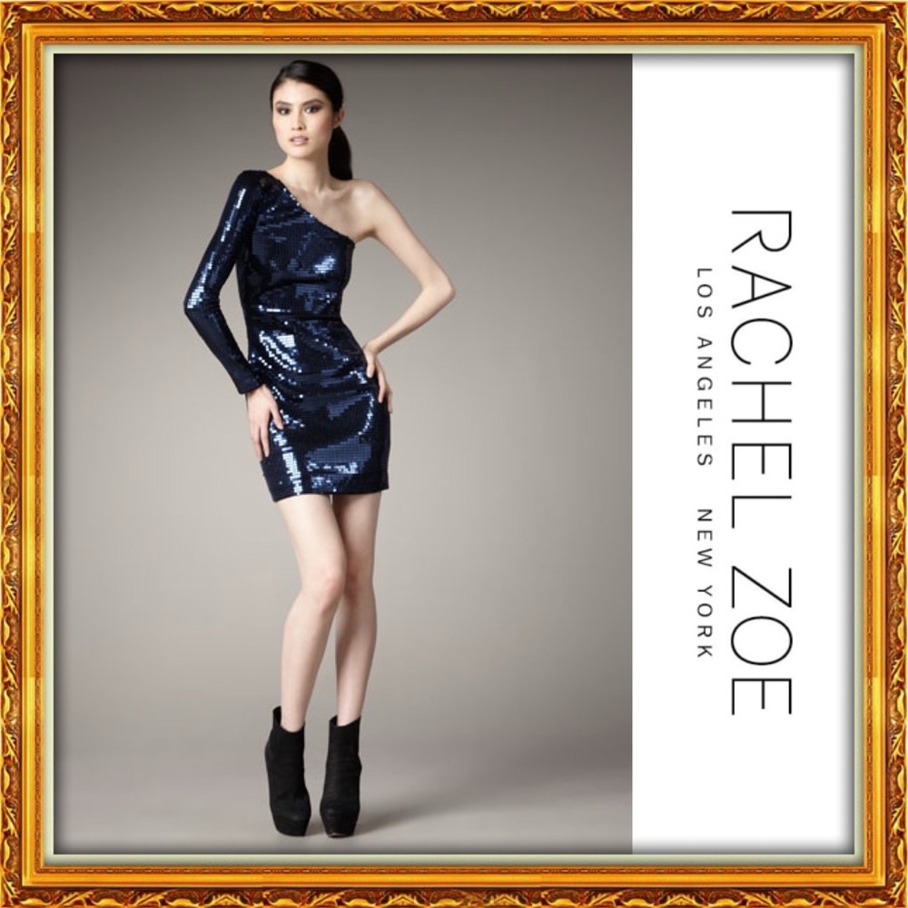 NWT | Rachel Zoe One-Sleeve Sequin Dress!!